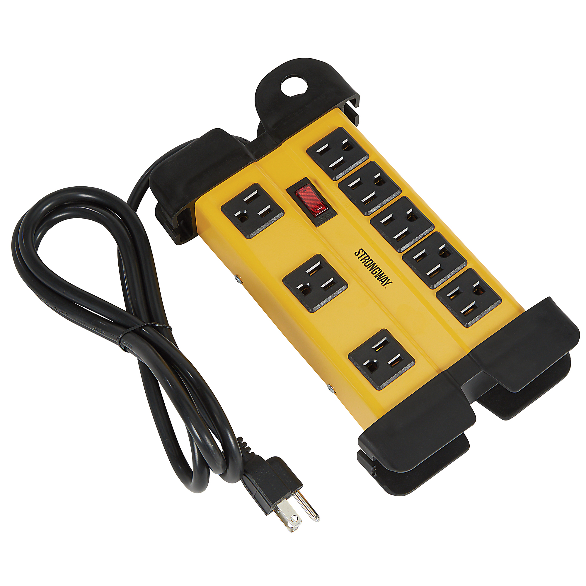 Strongway 8-Outlet Workshop Power Box, 14/3 Ga., 15 Amps